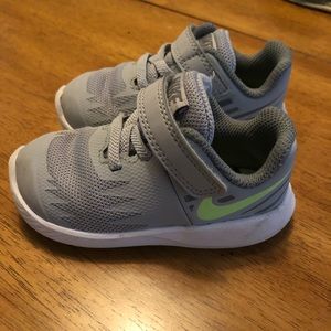 Nike sneakers. Son grew out of overnight-like new!